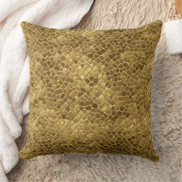 Golden Patterns AI Art Kissen