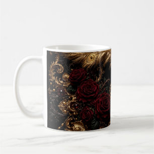 Golden Peacock Barock Kaffeetasse