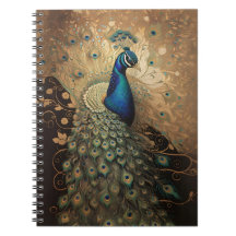 Golden Peacock Bird
