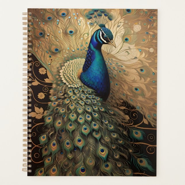Golden Peacock Bird Planer (Vorderseite)