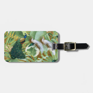 Golden Peacock Tempel Gepäckanhänger