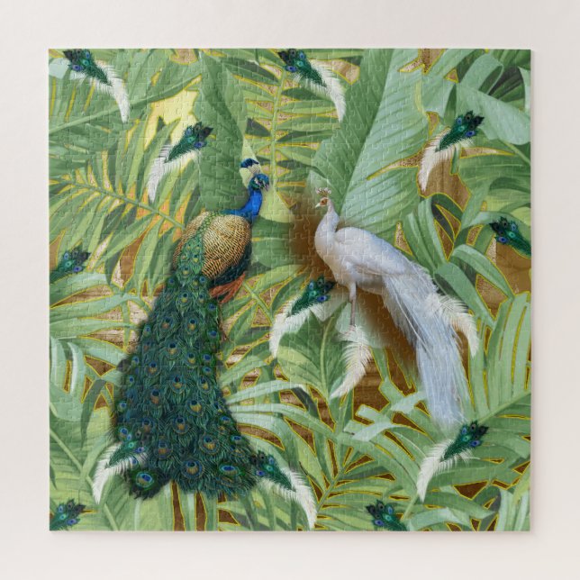Golden Peacock Tempel Puzzle (Vertikal)