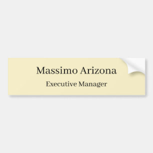 Golden Pearl Plain Professional Modern Minimailst Autoaufkleber