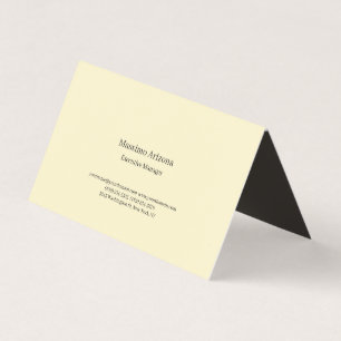 Golden Pearl Plain Professionell Modern Minimalist Visitenkarten
