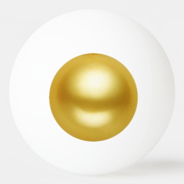 Golden Pearl Tischtennisball (Rückseite)