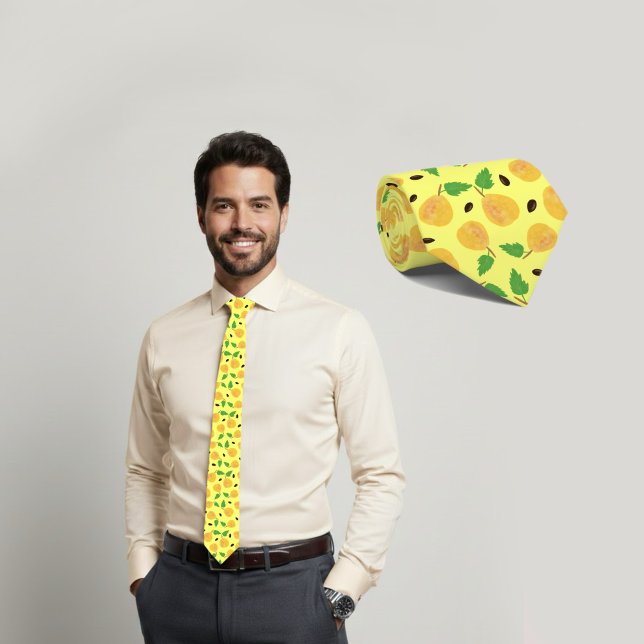 Golden Pears Collection Yellow Bright Krawatte (Von Creator hochgeladen)
