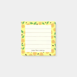 Golden Pears Collection Yellow Bright Post-it Klebezettel