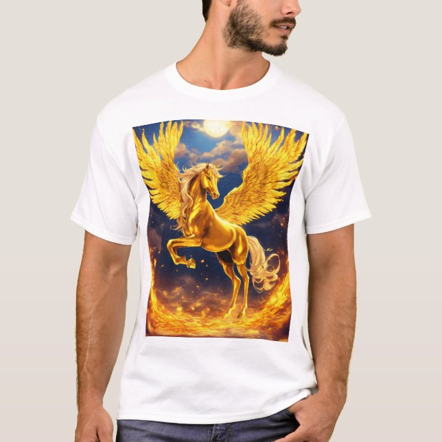 Golden Pegasus T-Shirt (Vorderseite)