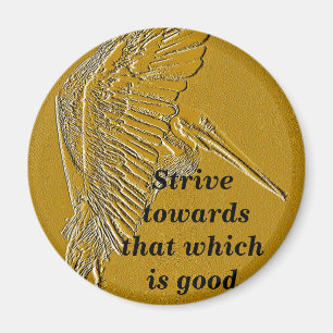 Golden Pelicans_ Magnet