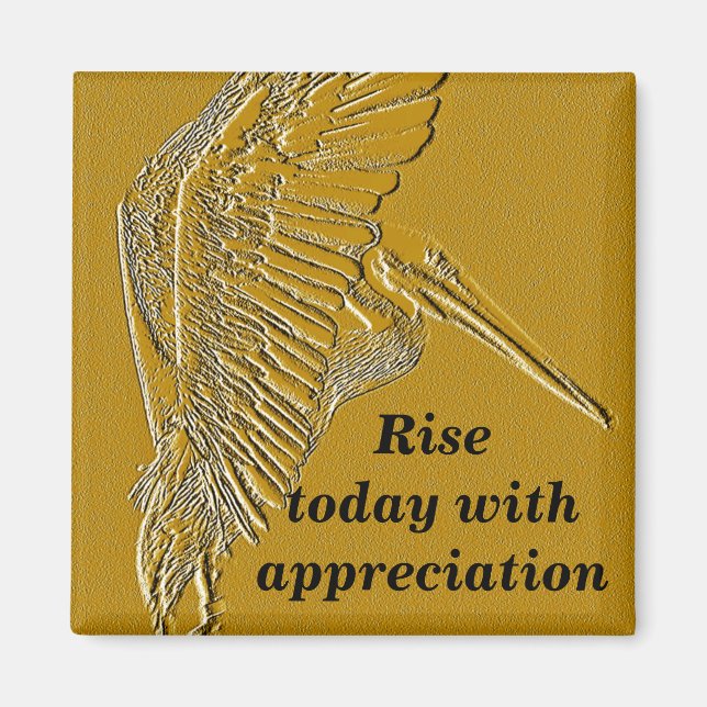 Golden Pelicans_ Magnet (Vorne)