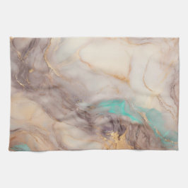 Golden Petal Geschirrtuch