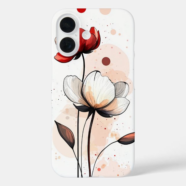 Golden Petal Play Case-Mate iPhone Hülle (Rückseite)