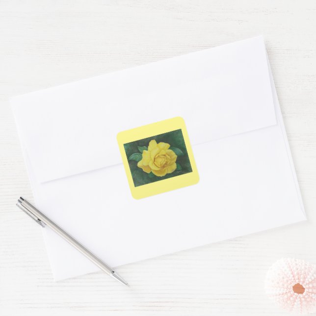 Golden Petals Sticker (Umschlag)