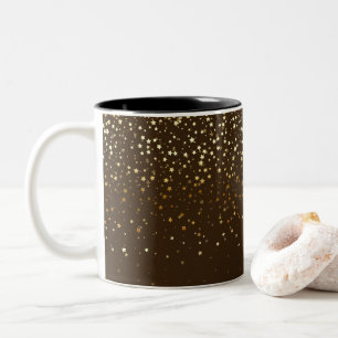 Golden Petite Stars Tasse Brown