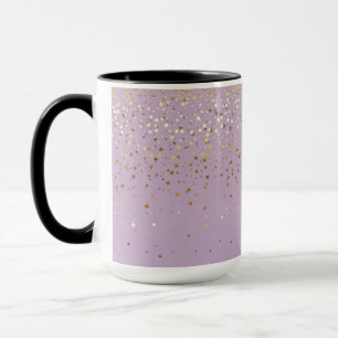 Golden Petite Stars Zwei-Tone-Kaffee-Tasse-LICHT-P Tasse