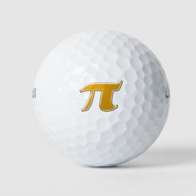 Golden PI Golf Ball (Vorderseite)