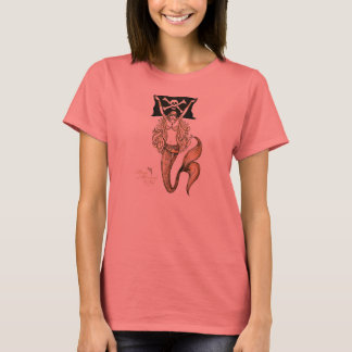 Golden Pirate Mermaid T - Shirt ~ von Kat