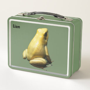 Golden Poison Frog Metall Brotdose