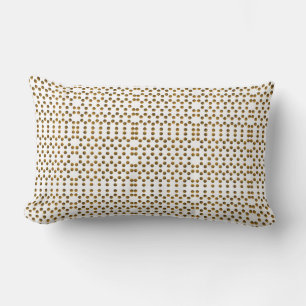 Golden Polka dots Lumbar Cushion Lendenkissen