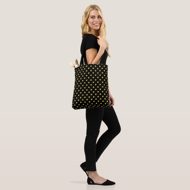 Golden Polka Dots on Black (Am Model)