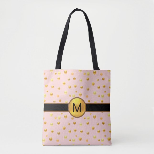 Golden Polka Dots on Pink (Vorderseite)