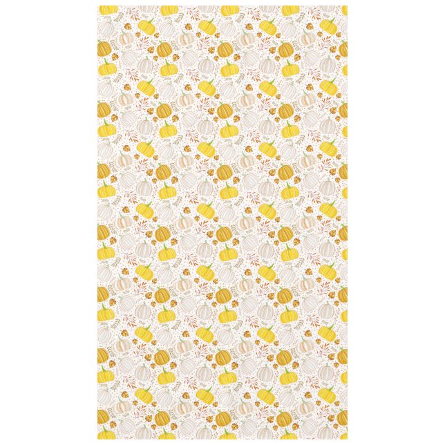 Golden Pumpkin Harvest Tablecloth Tischdecke (Vorderseite)
