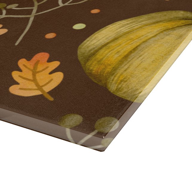 Golden Pumpkins Cutting Board Schneidebrett (Ecke)
