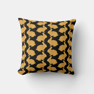 Golden Rabbits Kissen
