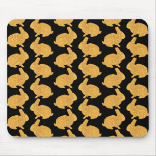 Golden Rabbits Mousepad