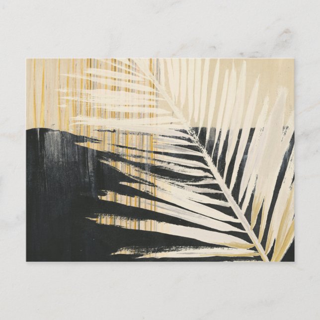 Golden Raffia - Palm Fronds Postkarte (Vorderseite)