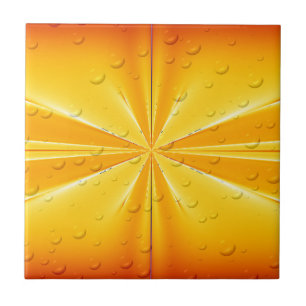 Golden Raindrops Keramik Tile Fliese