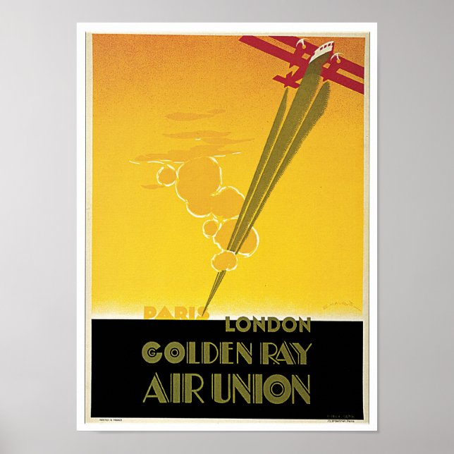 Golden Ray Air Gewerkschaft Poster (Vorne)