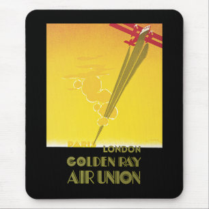 Golden Ray Air Union Mousepad