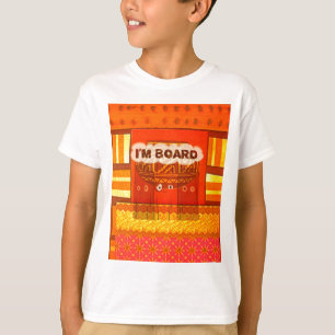 Golden Red African Traditional Colors Print T-Shirt