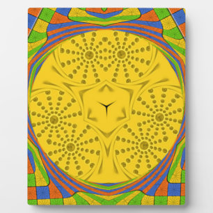 Golden Red Blue Green Royal Ägyptian. Fotoplatte