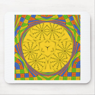 Golden Red Blue Green Royal Egyptian ist bereits a Mousepad