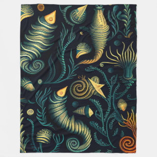 Golden Reefs Fleecedecke