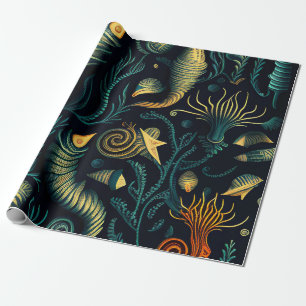 Golden Reefs Geschenkpapier