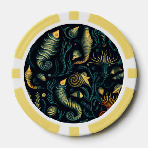 Golden Reefs Pokerchips