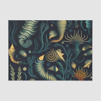 Golden Reefs Seidenpapier