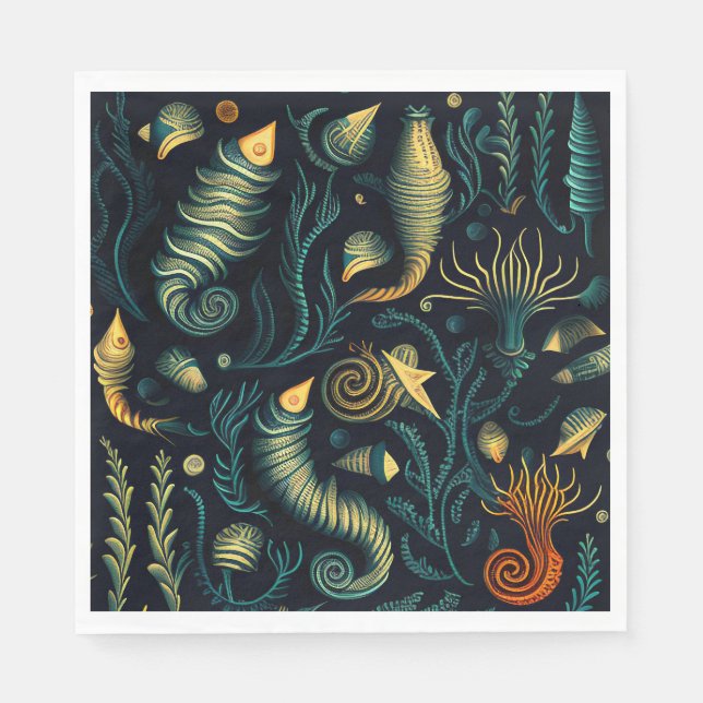 Golden Reefs Serviette (Vorderseite)