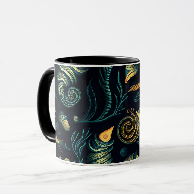 Golden Reefs Tasse (Vorderseite Links)