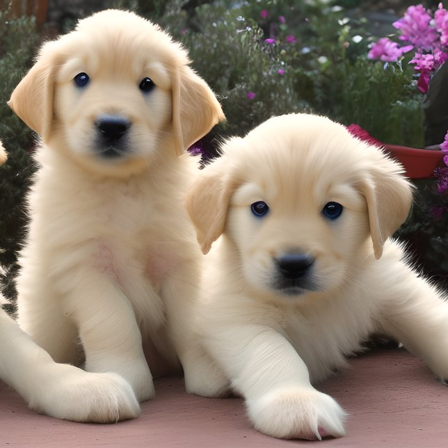 Golden Retreiver Puppies Jigsaw Puzzle (Von Creator hochgeladen)