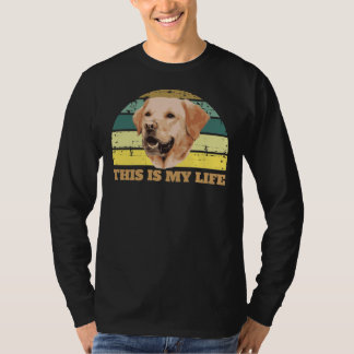 Golden Retrieve Retro Labrador Retriever Mum Golde T-Shirt