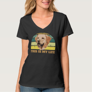 Golden Retrieve Retro Labrador Retriever Mum Golde T-Shirt