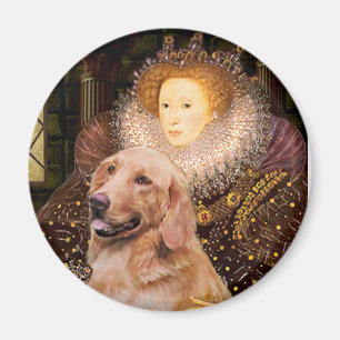Golden Retriever #1 - Königin Elizabeth I Magnet