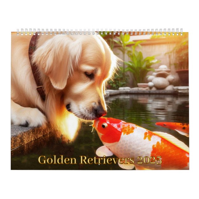 Golden Retriever 2025 Kalender (Titelbild)