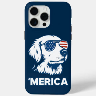Golden Retriever 4. Juli Merica Case-Mate iPhone Hülle
