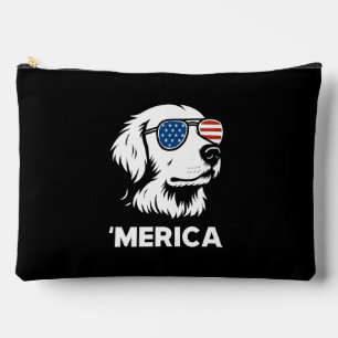 Golden Retriever 4. Juli Merica Zubehörtasche