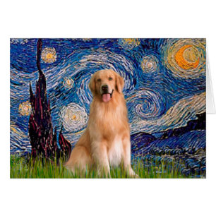 Golden Retriever 8 - Starry Night